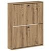 vidaXL Wandgemonteerde Schoenkast ALKMAAR 71 x 17 x 86 cm Bewerkt hout