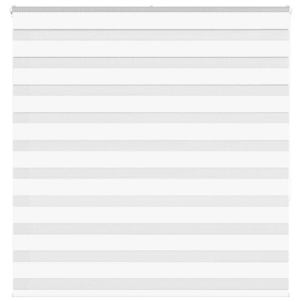 vidaXL Zebra rolgordijn 150x150 cm stofbreedte 145,9cm polyester wit