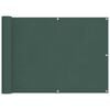 vidaXL Balkon Scherm 75 x 200 cm PU gecoat oxford alu Rechthoekig