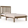 vidaXL Bedframe grenenhout honingbruin 75x190 cm