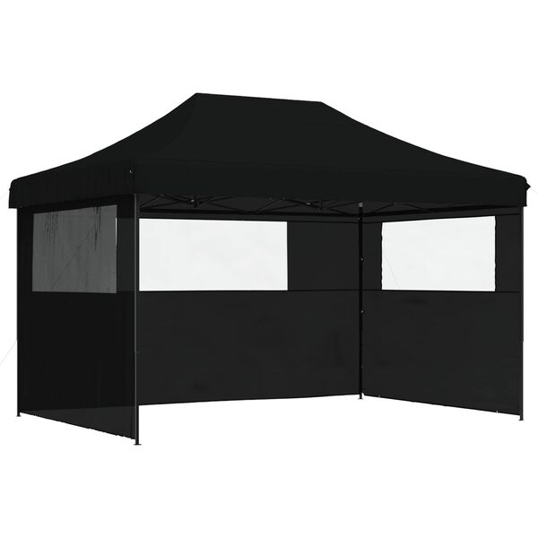 vidaXL Partytent Zwart 279 x 410 x 315 cm Oxford Stof