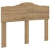 vidaXL Hoofdbord Artisan Eiken Bewerkt hout