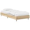 vidaXL Bedframe Sonoma Eiken 80 x 200 cm Bewerkt hout