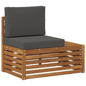 vidaXL Buiten Eindbank Naturel 91 x 63 x 73 cm Massief Acaciahout