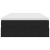 vidaXL Opbergbed met matras met matras Zwart 120 x 190 cm Fluweel