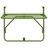vidaXL Balkontafel 60x40 cm staal groen