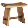 vidaXL Douchekruk Naturel 50 x 30 x 44 cm Massief Suarhout