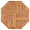 vidaXL Tuintafel 110x110x75 cm massief teakhout