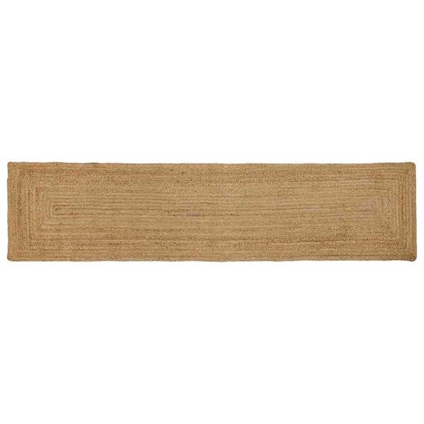vidaXL Gebied Tapijt Beige 60 x 300 cm Jute