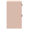 vidaXL Bestandenkast Roze 44 x 50 x 106,5 cm Koudgewalst Staal