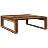 vidaXL Salontafel 100x100x35 cm bewerkt hout oude houtkleurig