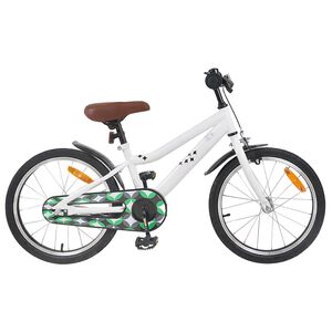 vidaXL Kinderfiets 18 Inch voor 5-7 jaar Wit