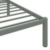 vidaXL Bedframe metaal grijs 180x200 cm