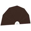 vidaXL Balkon Privacy Scherm &Oslash; 400 cm Polyester Bruin