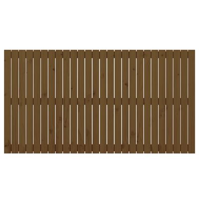vidaXL Wandhoofdbord 166x3x90 cm massief grenenhout honingbruin