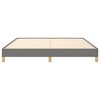 vidaXL Bedframe zonder matras stof donkergrijs 180x200 cm
