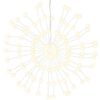 vidaXL Kerstverlichting vuurwerk 140 warmwitte LED's 17 cm