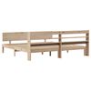 vidaXL Bedframe met hoofdbord massief grenenhout 200x200 cm