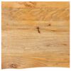 vidaXL Tafelblad met natuurlijke rand 80x80x3,8 cm massief mangohout