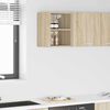 vidaXL Hangkast met opslag Sonoma Eiken 30 x 29,5 x 40 cm Bewerkt hout
