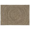 vidaXL Vloerkleden Naturel en Zwart 120 x 170 cm Jute