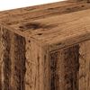 vidaXL Garage wandkast bewerkt hout oud hout