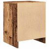 vidaXL Nachtkastjes 2 st met lade 40x34x50 cm oud houtkleurig