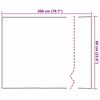 vidaXL Zelfklevende Spiegelfolie 60 x 200 cm 2 pcs Zilver PET