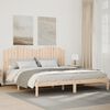vidaXL Bedframe extra lang zonder matras massief hout 200x220 cm