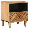 vidaXL Nachtkastje Bruin 50 x 33 x 60 cm Massief Mango Hout