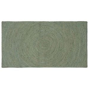 vidaXL Vloerkleden Olijfgroen 80 x 150 cm Jute