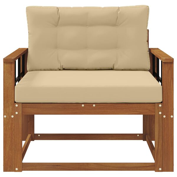 vidaXL Buiten Midden Sofa Massief Acaciahout Naturel