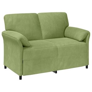 vidaXL 2-Zits Sofa Lichtgroen 138 x 83 x 95 cm Fluweel
