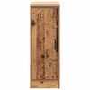 vidaXL Garagekast 30x51x85 cm massief grenenhout oud hout