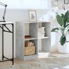 vidaXL Boekenkast 68,5x32x75 cm bewerkt hout betongrijs