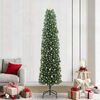 vidaXL Kunstkerstboom Groen 240 cm PVC en Staal en Kunststof