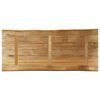 vidaXL Tafelblad met natuurlijke rand 140x60x2,5 cm massief mangohout