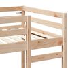 vidaXL Hoogslaper bedframe Naturel 90 x 200 cm Massief grenenhout