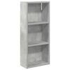 vidaXL Badkamer wandkast Beton Grijs 30 x 14 x 70 cm