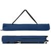 vidaXL Opvouwbaar Camping Bed 2 pcs Blauw 206 x 76 x 74 cm