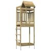 vidaXL Speeltoren Bruin 52,5 x 85 x 238 cm Massief ge&iuml;mpregneerd hout
