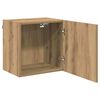 vidaXL TV Wandkast Artisan Eiken 40,5x30x40cm Bewerkt hout