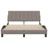vidaXL Bedframe zonder matras "Hanko" 120x200 cm stof taupe