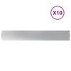 vidaXL Gazonranden 10 st 15x103 cm gegalvaniseerd staal