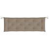 vidaXL Tuinbankkussens 2 st 150x50x7 cm oxford stof taupe