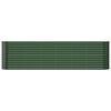 vidaXL Plantenbak 260x40x68 cm gegalvaniseerd staal groen
