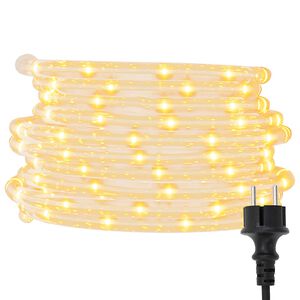 vidaXL Touwenlicht met touwlichten Warmwit 100 m PVC