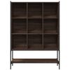 vidaXL Boekenkast 102x30x141,5 cm bewerkt hout bruin eikenkleur