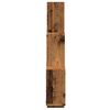 vidaXL Wandschap kubus 78x15x93 cm bewerkt hout oud houtkleurig
