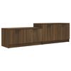 vidaXL Tv-meubel 158,5x36x45 cm bewerkt hout bruin eikenkleur
